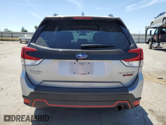 2021 Subaru Forester Special Sports with VIN JF2SKARC6MH497974, listed as a Copart auction lot 57363545 with 90,394 mi miles and Salvage title. Bid and sale history available at DreamBid. Image 6.