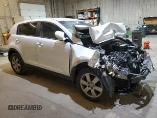 2015 Kia Sportage LX with VIN KNDPB3AC1F7701388, listed as a Copart auction lot 48404805 with 176,992 mi miles and Salvage Title. Bid and sale history available at DreamBid. Image 4.