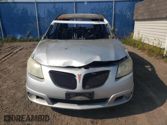 2005 Pontiac Vibe with VIN 5Y2SL63805Z416461, listed as a Copart auction lot 71995144 with 0 mi miles and Non Repairable. Bid and sale history available at carsss.com. Image 5.
