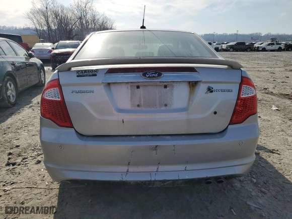 2010 Ford Fusion Hybrid with VIN 3FADP0L37AR402978, listed as a Copart auction lot 48040915 with 249,984 mi miles and Salvage Title. Bid and sale history available at carsss.com. Image 6.