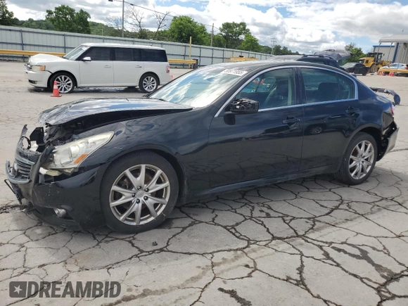 2013 Infiniti G37 x z VIN JN1CV6AR6DM754732, wystawiony jako Copart lot #58971955 z przebiegiem 153 184 mil mil oraz Szkoda całkowita • Salvage title. Historia ofert i sprzedaży dostępna na DreamBid. Obrazek 1.