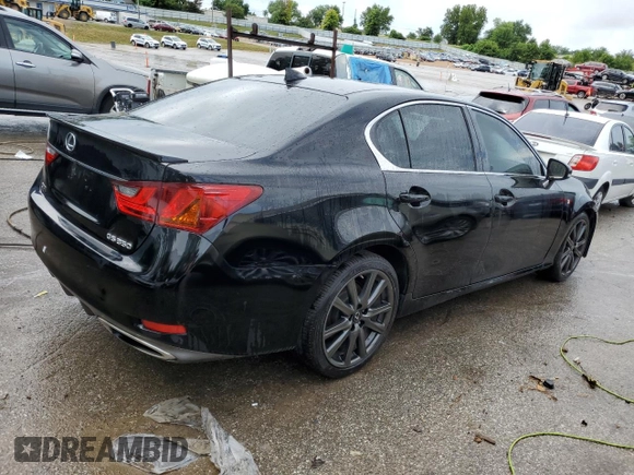 2015 Lexus GS 350 with VIN JTHBE1BL9FA005240, listed as a Copart auction lot 60325714 with 126,412 mi miles and Salvage Title. Bid and sale history available at carsss.com. Image 3.