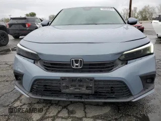 2023 Honda Civic Sedan Touring with VIN 2HGFE1F99PH322358, listed as a Copart auction lot 48635375 with 18,262 mi miles and Salvage Title. Bid and sale history available at carsss.com. Image 5.