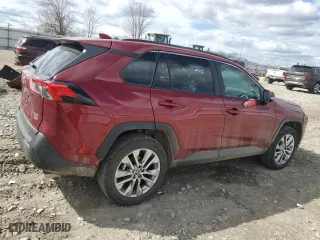 2024 Toyota RAV4 XLE Premium with VIN 2T3A1RFV0RW478467, listed as a Copart auction lot 52505305 with 7,367 mi miles and Salvage Title. Bid and sale history available at carsss.com. Image 3.