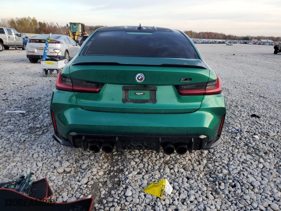2022 BMW M3 Competition xDrive with VIN WBS43AY01NFN12110, listed as a Copart auction lot 77625594 with 0 mi miles and Salvage Title. Bid and sale history available at carsss.com. Image 6.