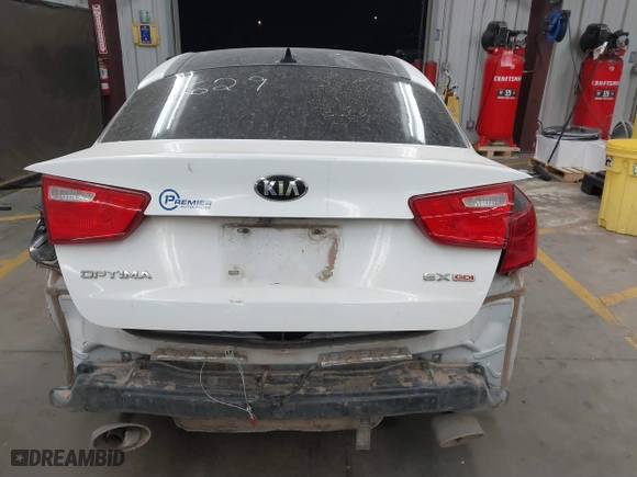 2015 Kia Optima EX with VIN 5XXGN4A76FG501629, listed as a IAAI auction lot 41622464 with 82,455 mi miles. Bid and sale history available at carsss.com. Image 17.