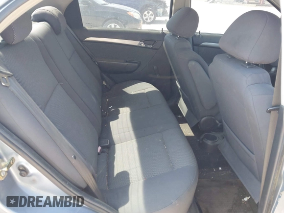 2007 Chevrolet Aveo LS with VIN KL1TD56667B122930, listed as a IAAI auction lot 42802302 with 97,365 mi miles and . Bid and sale history available at DreamBid. Image 8.