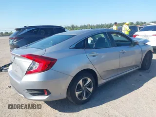 2020 Honda Civic Sedan LX with VIN 2HGFC2F68LH574100, listed as a IAAI auction lot 41890886 with 82,487 mi miles. Bid and sale history available at carsss.com. Image 4.