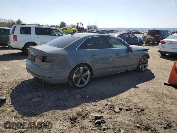 2019 Audi S4 Premium Plus z VIN WAUB4AF44KA034918, wystawiony jako Copart lot #47534575 z przebiegiem 70 199 mil mil oraz Szkody całkowita. Historia ofert i sprzedaży dostępna na DreamBid. Obrazek 3.
