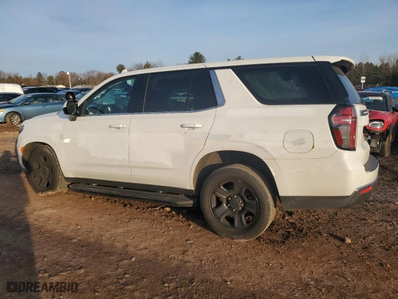2023 Chevrolet Tahoe Commercial with VIN 1GNSKLED4PR435830, listed as a Copart auction lot 47010865 with 5,417 mi miles and Salvage Title. Bid and sale history available at carsss.com. Image 2.