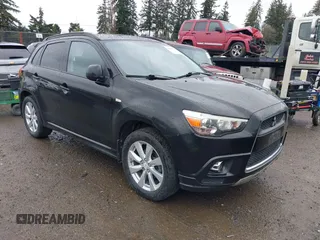 2012 Mitsubishi Outlander Sport SE with VIN JA4AR4AU0CZ006944, listed as a IAAI auction lot 41817511 with 162,991 mi miles. Bid and sale history available at carsss.com. Image 1.