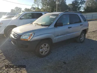 2005 Kia Sportage LX with VIN KNDJE723X57085546, listed as a Copart auction lot 75308924 with 170,752 mi miles and Clean Title. Bid and sale history available at carsss.com. Image 1.