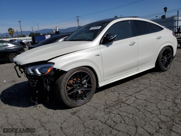 2021 Mercedes-Benz GLE with VIN 4JGFD6BB7MA527822, listed as a Copart auction lot 49493665 with 7,948 mi miles and Clean Title. Bid and sale history available at carsss.com. Image 1.