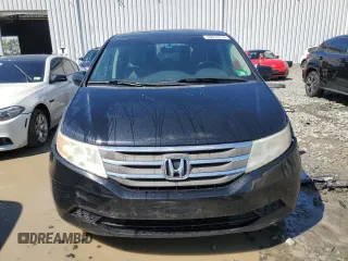 2011 Honda Odyssey EX-L with VIN 5FNRL5H69BB080861, listed as a Copart auction lot 53690005 with 206,646 mi miles and Salvage Title. Bid and sale history available at DreamBid. Image 5.