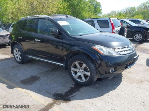 2006 Nissan Murano SL with VIN JN8AZ08W06W503802, listed as a IAAI auction lot 42092158 with 189,052 mi miles. Bid and sale history available at carsss.com. Image 1.