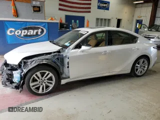 2021 Lexus IS with VIN JTHC81F23M5044893, listed as a Copart auction lot 60648004 with 9,210 mi miles and Non Repairable. Bid and sale history available at carsss.com. Image 1.