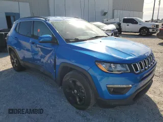 2019 Jeep Compass Altitude with VIN 3C4NJCBB0KT820023, listed as a Copart auction lot 87599455 with 53,231 mi miles and Non Repairable. Bid and sale history available at carsss.com. Image 4.