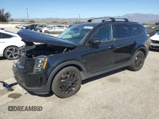 2022 Kia Telluride SX with VIN 5XYP5DHC0NG242472, listed as a Copart auction lot 43958185 with 57,604 mi miles and Salvage title. Bid and sale history available at DreamBid. Image 1.