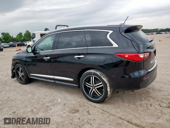 2014 Infiniti QX60 with VIN 5N1AL0MN4EC553141, listed as a Copart auction lot 58720095 with 90,311 mi miles and Salvage title. Bid and sale history available at DreamBid. Image 2.