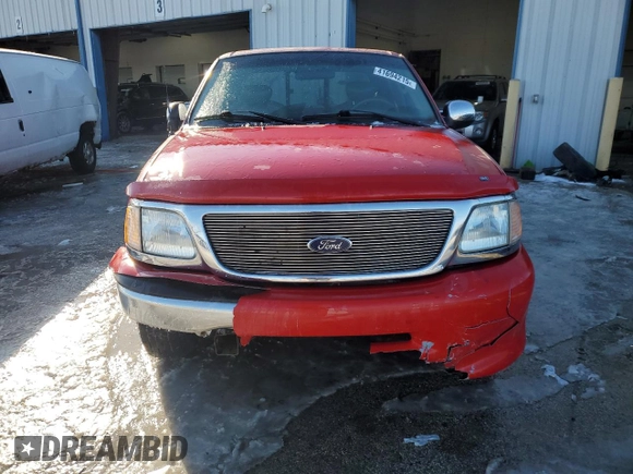 2002 Ford F-150 XL with VIN 2FTRX07W52CA52460, listed as a Copart auction lot 41694215 with 0 mi miles and Salvage Title. Bid and sale history available at carsss.com. Image 5.