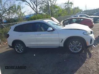 2024 BMW X3 sDrive30i with VIN WBX47DP0XRN314770, listed as a IAAI auction lot 41621356 with 1,885 mi miles and . Bid and sale history available at DreamBid. Image 14.