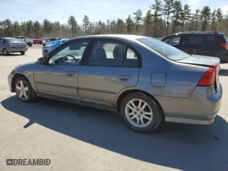 2005 Honda Civic Sdn LX SSRS with VIN 2HGES16655H047627, listed as a Copart auction lot 53138785 with 156,906 mi miles and Clean Title. Bid and sale history available at carsss.com. Image 2.