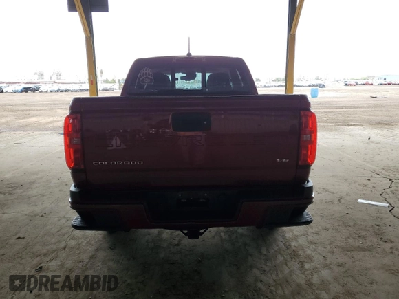 2022 Chevrolet Colorado 4WD Z71 with VIN 1GCGTDEN6N1106925, listed as a Copart auction lot 55877825 with 57,354 mi miles and Salvage title. Bid and sale history available at DreamBid. Image 6.