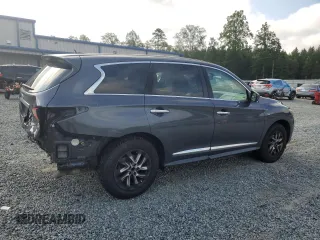 2014 Infiniti QX60 with VIN 5N1AL0MN7EC502748, listed as a Copart auction lot 61034955 with 174,278 mi miles and Salvage title. Bid and sale history available at DreamBid. Image 3.