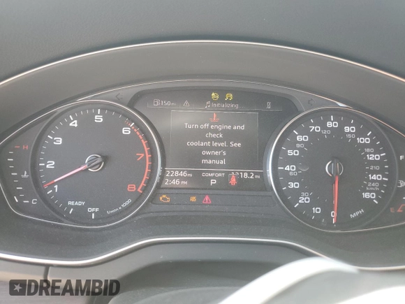 2022 Audi Q5 S line Premium with VIN WA1GAAFY3N2047799, listed as a Copart auction lot 52827315 with 22,846 mi miles and Salvage title. Bid and sale history available at DreamBid. Image 9.