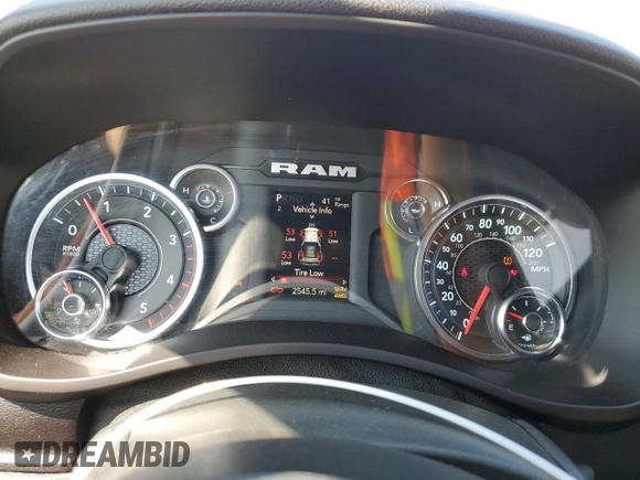2023 Ram 2500 Big Horn with VIN 3C6UR5JL9PG600980, listed as a Copart auction lot 60294395 with 2,545 mi miles and Clean title. Bid and sale history available at DreamBid. Image 9.