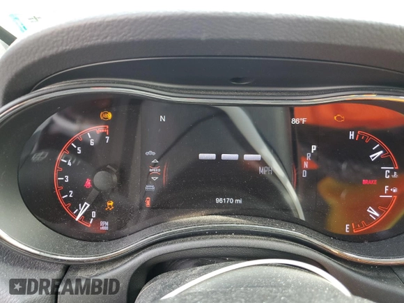 2018 Dodge Durango GT with VIN 1C4RDJDG3JC409263, listed as a Copart auction lot 51820915 with 96,170 mi miles and Salvage Title. Bid and sale history available at DreamBid. Image 9.