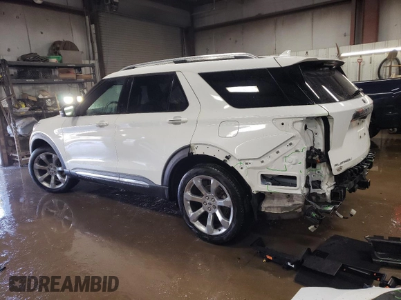 2020 Ford Explorer Platinum with VIN 1FM5K8HCXLGA04075, listed as a Copart auction lot 49108795 with 36,346 mi miles and Salvage Title. Bid and sale history available at carsss.com. Image 2.