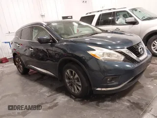 2016 Nissan Murano S with VIN 5N1AZ2MG1GN120699, listed as a IAAI auction lot 41745300 with 99,345 mi miles and . Bid and sale history available at carsss.com. Image 1.