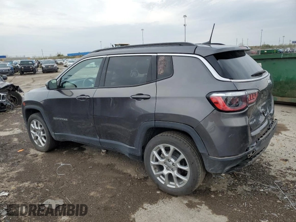 2023 Jeep Compass Latitude Lux с VIN 3C4NJDFN6PT504143, выставлен на аукционе Copart как лот 55093255 с пробегом 60 834 миль миль и Списание • Salvage title. История ставок и продаж доступна на DreamBid. Изображение 2.