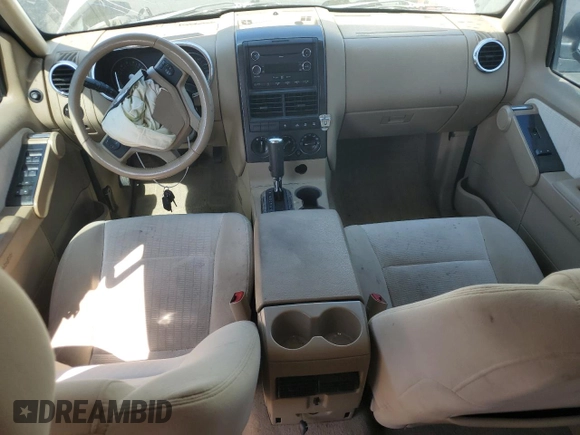 2009 Ford Explorer XLT with VIN 1FMEU73EX9UA02060, listed as a Copart auction lot 62187765 with Not provided miles and Salvage title. Bid and sale history available at DreamBid. Image 8.