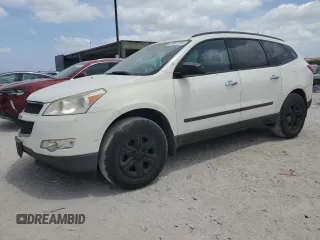 2012 Chevrolet Traverse LS with VIN 1GNKRFED8CJ161750, listed as a Copart auction lot 53997215 with 124,573 mi miles and Clean Title. Bid and sale history available at DreamBid. Image 1.
