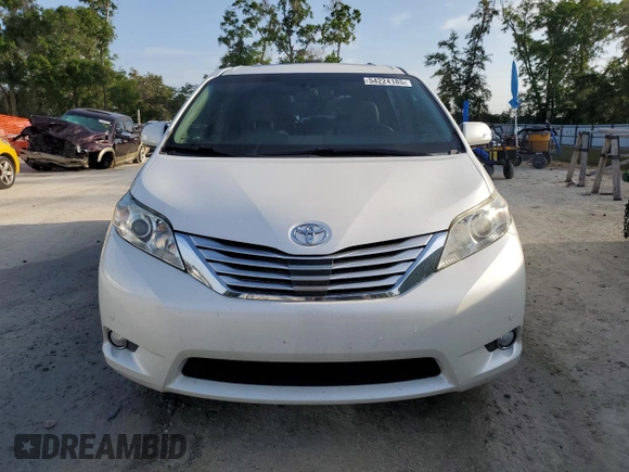 2013 Toyota Sienna XLE AAS with VIN 5TDYK3DC6DS402661, listed as a Copart auction lot 54224185 with 108,061 mi miles and Salvage Title. Bid and sale history available at carsss.com. Image 5.