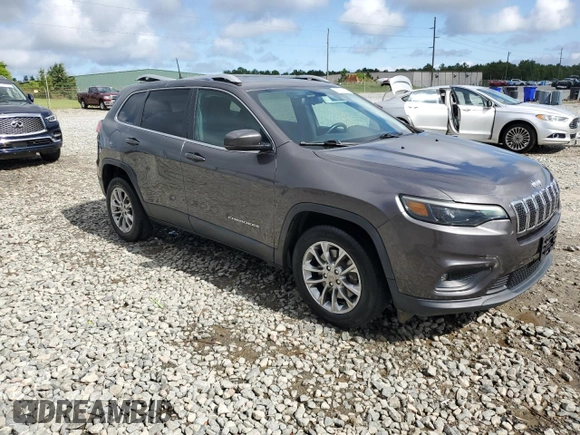 2019 Jeep Cherokee Latitude Plus with VIN 1C4PJLLB7KD289948, listed as a Copart auction lot 60732035 with 95,797 mi miles and Salvage title. Bid and sale history available at DreamBid. Image 4.