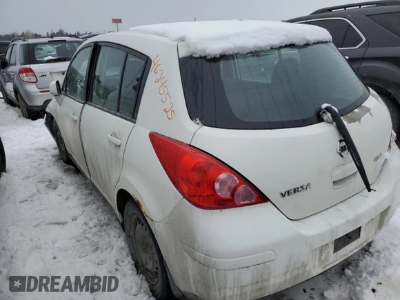 2012 Nissan Versa S with VIN 3N1BC1CP1CL366252, listed as a Copart auction lot 46245525 with 169,050 mi miles and Salvage Title. Bid and sale history available at DreamBid. Image 2.