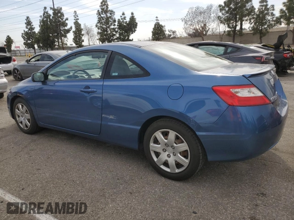 2009 Honda Civic Cpe LX with VIN 2HGFG12639H519390, listed as a Copart auction lot 53230825 with 105,819 mi miles and Salvage Title. Bid and sale history available at carsss.com. Image 2.