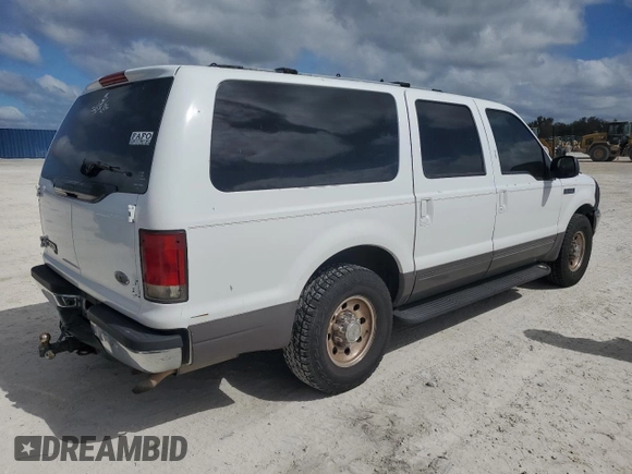 2001 Ford Excursion Special Serv z VIN 1FMNU40L91EB17507, wystawiony jako Copart lot #77062104 z przebiegiem 213 599 mil mil oraz Szkoda całkowita • Salvage title. Historia ofert i sprzedaży dostępna na DreamBid. Obrazek 3.