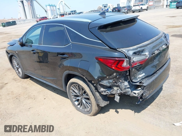 2020 Lexus RX 350 F Sport Performance with VIN 2T2YZMDA1LC224855, listed as a IAAI auction lot 42760475 with 49,779 mi miles and . Bid and sale history available at DreamBid. Image 3.
