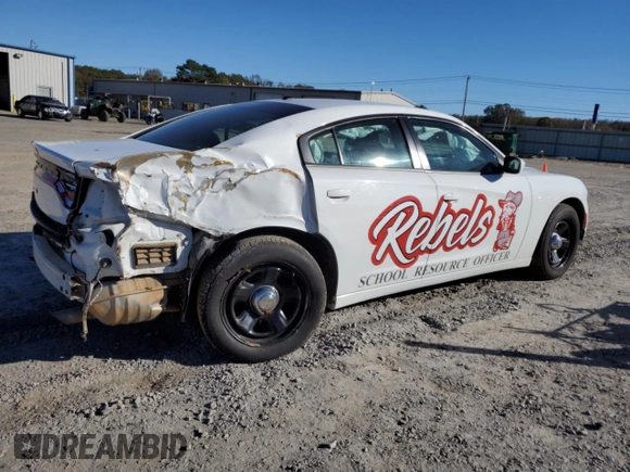 2019 Dodge Charger Police with VIN 2C3CDXAG8KH589209, listed as a Copart auction lot 80662924 with 44,280 mi miles and Salvage Title. Bid and sale history available at DreamBid. Image 3.