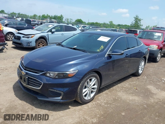 2016 Chevrolet Malibu LT with VIN 1G1ZE5ST6GF177407, listed as a IAAI auction lot 39508592 with 111,532 mi miles and . Bid and sale history available at DreamBid. Image 2.