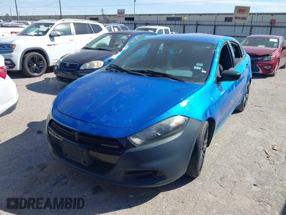 2015 Dodge Dart SXT with VIN 1C3CDFBB7FD212855, listed as a IAAI auction lot 41739533 with 93,900 mi miles. Bid and sale history available at carsss.com. Image 2.