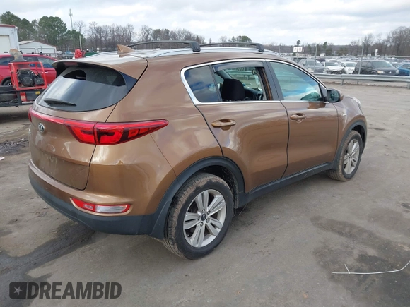 2018 Kia Sportage LX with VIN KNDPMCAC5J7419709, listed as a IAAI auction lot 41230791 with 85,491 mi miles. Bid and sale history available at carsss.com. Image 4.