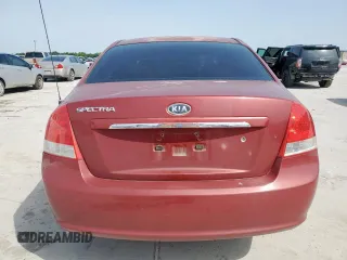 2007 Kia Spectra EX with VIN KNAFE122475378574, listed as a Copart auction lot 56921925 with 142,268 mi miles and Salvage title. Bid and sale history available at DreamBid. Image 6.