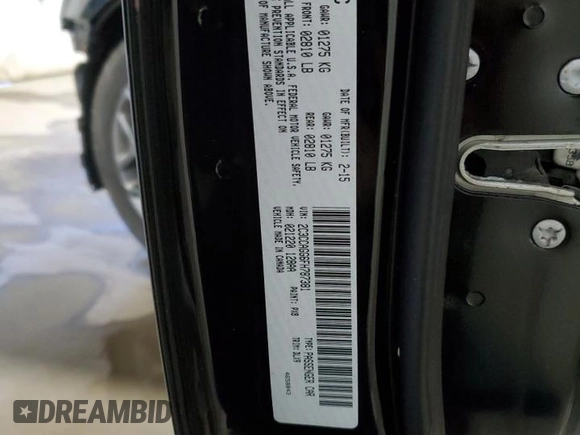 2015 Chrysler 300 with VIN 2C3CCAGG6FH787381, listed as a Copart auction lot 49518735 with 76,937 mi miles and Salvage Title. Bid and sale history available at carsss.com. Image 15.