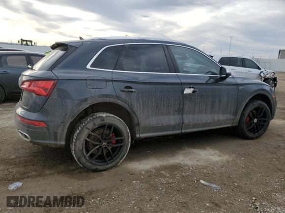 2018 Audi SQ5 Prestige with VIN WA1C4AFY6J2227150, listed as a Copart auction lot 51966885 with Not Provided miles and Salvage Title. Bid and sale history available at carsss.com. Image 3.