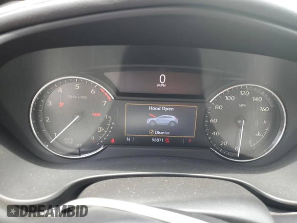 2020 Cadillac XT4 FWD Sport with VIN 1GYFZER49LF123830, listed as a Copart auction lot 55737985 with 98,871 mi miles and Salvage title. Bid and sale history available at DreamBid. Image 9.